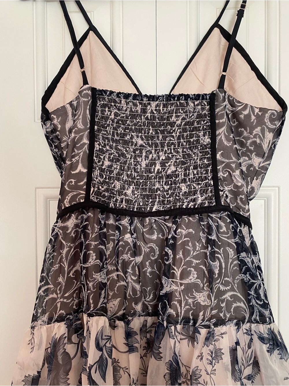 Anthropologie Floral Halter Midi Dress - Picture 7 of 12